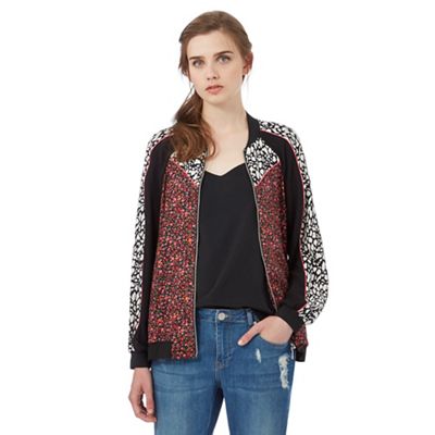 H! by Henry Holland Multi-coloured printed bomber jacket